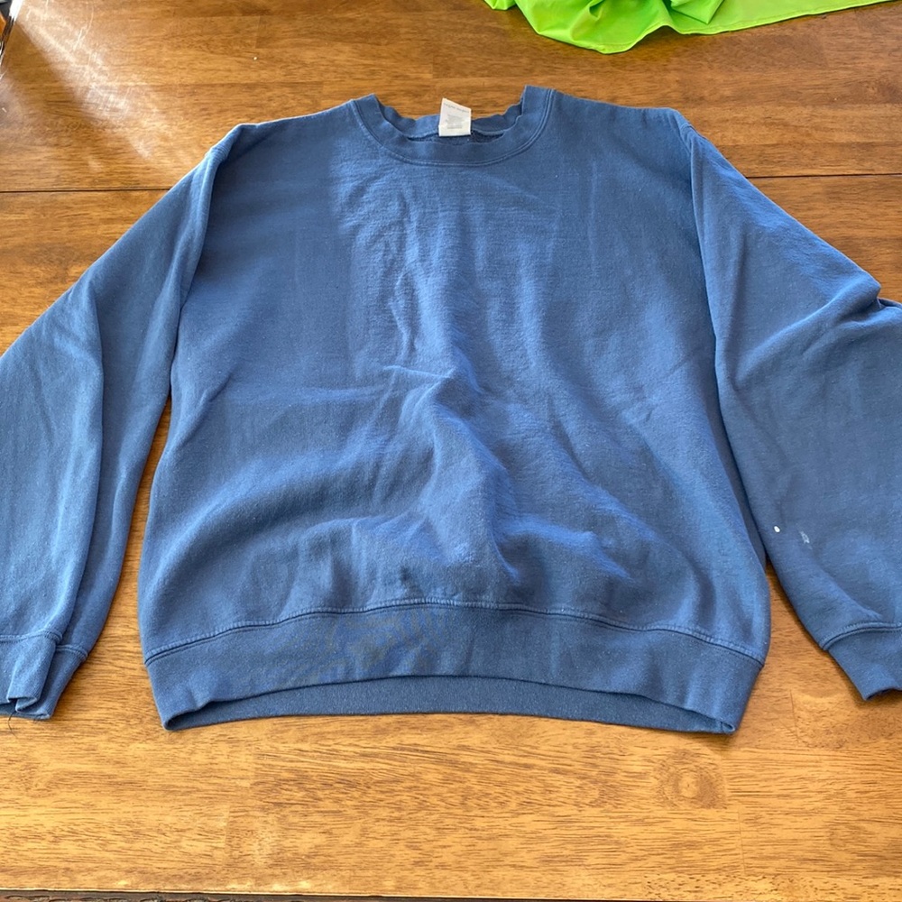 Blue sweatshirt
